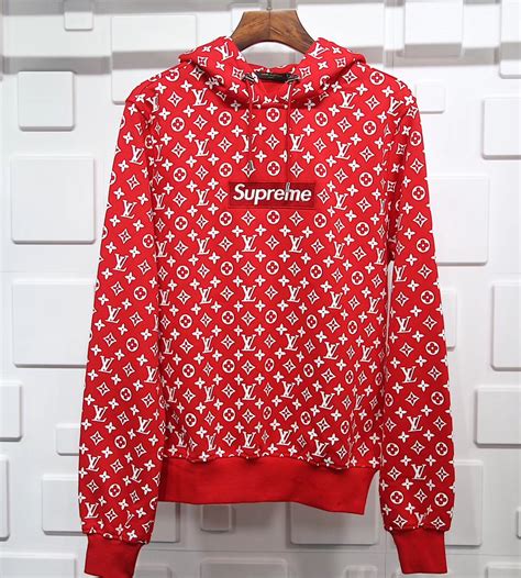 louis vuitton x supreme t shirt black|louis vuitton supreme hoodie.